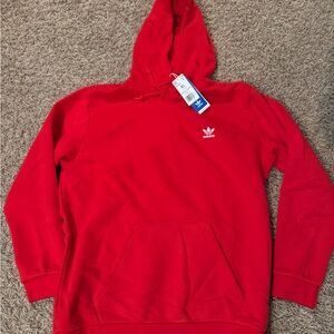 Adidas Men's Bold Red Hoodie